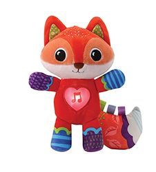 VTech 80-536723 - Dierenvriendjes Bedtijd - Vos - Zacht Knuffeldier - Voor Jongens en Meisjes - 0 tot 3 jaar - Nederlands Gesproken, Meerkleurig