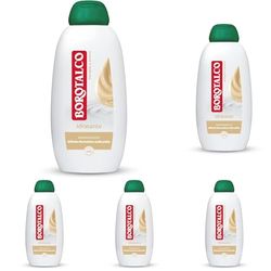 Borotalco Bagnodoccia Idratante Vaniglia e Avena, Bagnoschiuma Corpo, Formula Idratante e Avvolgente, Effetto Borotalco sulla Pelle, Dermatologicamente Testato, Flacone da 600 ml (Confezione da 5)