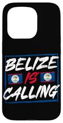 Proud Belize Flag Belizean Heritage Color Belize is Calling Case for iPhone 15 Pro
