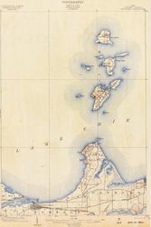 Put-in-Bay Map Journal: Vintage Map Notebook