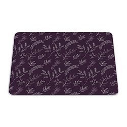 Bonamaison, Tapis de Souris Rectangle Imprimé Numériquement, Fond Antidérapant, pour Bureau et Maison, Taille: 22x18cm