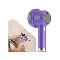Levapelucchi électrique Efficace sur vêtements, Linge et Moquette, Rechargeable USB, Accessoires de Nettoyage, 7,62 x 7,62 x 15,24 cm, ABS, Violet, 5 W