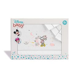 Amazon Disney Minnie Mouse beddengoedset voor kinderbed, wit en grijs