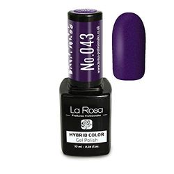 La Rosa UV LED Smalto in Gel Semipermanente Soak Off Nr 043 - Confezione da 10 ml