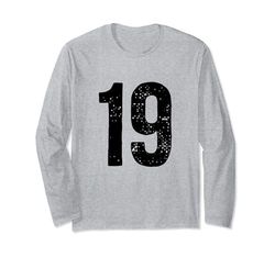 Numero 19 Maglia a Manica