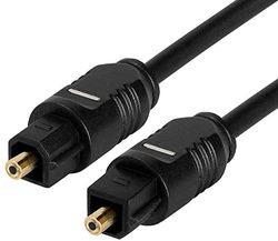 Digitale optische audiokabel Toslink (SPDIF), 2 m, 2,2 mm