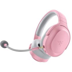 Razer Barracuda X - Casque Gaming sans Fil Multiplateforme (SmartSwitch Dual sans Fil, Design Ergonomique, TriForce 40mm, Microphone Cardioïde, Batterie de 50h, USB-C) Rose Quartz