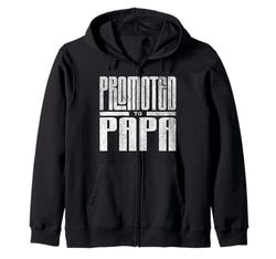 Promosso a Papa New Dad Annuncio per Baby Reveal Felpa con Cappuccio