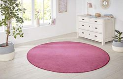 HANSE Home Tapis de Salon à Poils Courts pour Chambre d'enfant, Polypropylène, Rose, 200 cm