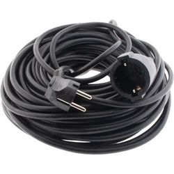 Rallonge schuko H05VV-F 3G1,5mm² - 25m - Noir - Zenitech