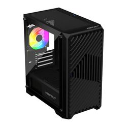 Scatola Semitorre ATX KEEP OUT XC-220 ARGB 4FANS Nero - Marca: KEEP OUT - EAN: 8435099533399