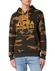 ALPHA INDUSTRIES Heren capuchontrui Foam Print Camo, Wdl Camo 65, 3XL