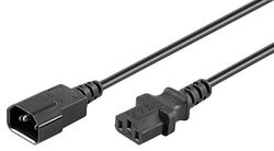 Kabel IEC 320 C14 op IEC 320 C13 1,5 m 2 aansluitkabel