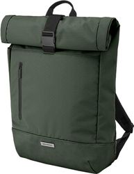 Moleskine Metro Collection RollTop Backpack, Vertical Laptop Bag, Laptop Backpack for Laptop, Notebook, iPad, Computer up to 15", Dimensions 50 x 32 x 13 cm, Green