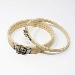 Korbond Ricamo Hoop, bambù, Naturale, 1 cm