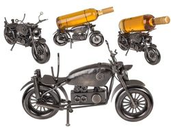 Metallflaskhållare, motorcykel IV, 30 x 17,5 cm