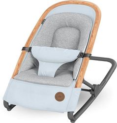 Maxi-Cosi Kori Rede de bebé 2 em 1, 0-6 meses, máx. 9 kg, baloiço de bebé, 3 posições de reclinação com uma mão, leve e compacta, arnês fácil-in, cinzento essencial