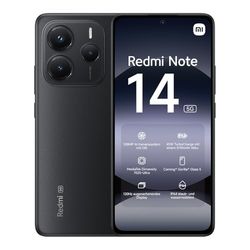Xiaomi Redmi Note 14 5G smartphone, 8+256GB, black, 108MP AI camera system, 5110mAh batterij, 120Hz eye-care display, AI features (oplader niet inclusief)