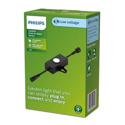 Philips GardenLink, Capteur connecteur extérieur basse tension, noir, 24 V, étanche IP67