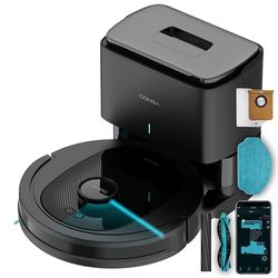 Cecotec Conga 8490 Ultimate Ultra Power Home Robot Vacuum Cleaner, Laser Navigation, App Control, 2.5L Automatic Dust, 7000Pa, Up to 170 Minutes Battery Life, Silicone Main Brush for Pets
