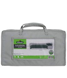 Dehner Funda para Tumbona de jardín, Aprox. 210 x 75 x 40 cm, poliéster, Color Gris