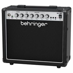 Amplificador de guitarra Behringer HA-20R de 20 W con 2 canales independientes, modelado de válvulas VTC, reverberación y altavoz Bugera original de 8"