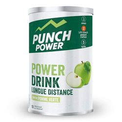 PUNCH POWER - Boisson Longue Distance - Pomme Verte - Pot 500 g - Energie Longue Durée - Glucides - BCAA - Vitamines - Electrolytes - Antioxydant - Marque Française