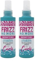 Creightons Frizz No More Instant Curls Revitalising Spray 150ml – Defines Curls, Reduces Frizz & Adds Glossy Shine with Coconut & Camellia Oil | Colour-Kind, All Hair Types (Pack of 2)