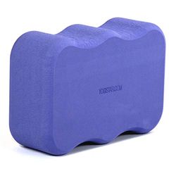 Yogistar Yogablock Wave - Bloque de Yoga, Color Morado, Talla Talla única