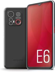 emporiaSMART.6 - Senior Mobile Phone with 5G VoLTE, Contract-Free Senior Smartphone, Mobile Phone with Emergency Button, 6.58-Inch Display, Android 13, 50 MP Camera, Black