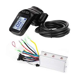 Motor Borstelloze Controller, 36V 350W Waterdicht LCD-scherm Elektrische Fiets Scooter Borstelloze Controller Kit