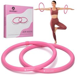 Armhoepel, mini-hoelahoep voor volwassenen, versterkt armen en schouders, verzwaarde hoelahoep voor leuke bovenlichaamsoefeningen, lichtgewicht en draagbaar fitnessapparaat voor effectieve trainingen
