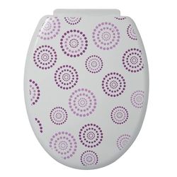 MSV Asiento W.C. 'Dots', Morado, 47x36.5x3.5 cm, 103 Unidades