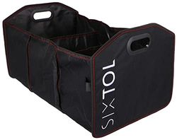 SIXTOL Bolsa plegable para maletero compacta | organizador de maletero | 3 compartimentos | bolsa de coche