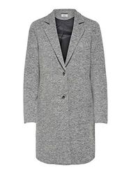 Only Coat Long coat Light Grey Melange 36 Light Grey Melange 36