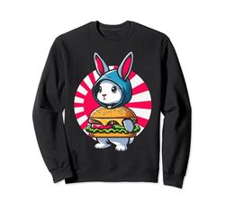 Hamburger Bunny Hamburguesa Conejo Comida rápida Sudadera