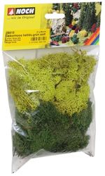 NOCH Decoratief mos, licht- en donkergroen/IJslands mos/echt natuurlijk mos/geconserveerd/35 g zakje/alle spoorbreedte/realistische begroening/doe-het-zelf