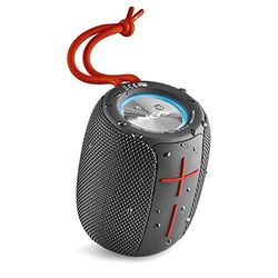 NGS ROLLER NITRO 1 BLACK - IPX5 Waterbestendige Luidspreker, Compatibel met Bluetooth 5,0 technologie en True Wireless, RGB-lampen, Ingebouwde Microfoon, 10W, Uitgevoerd in Het Zwart