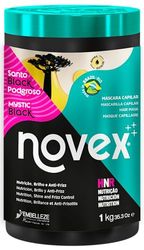 Novex Santo Black poderoso, máscara empilhar 1 kg