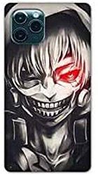 Beschermhoes voor iPhone 11 (6,1 inch), Manga Kaneki, zwart