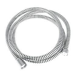Amig - Mangueira de chuveiro 1,75 m - Flexo de chuveiro universal Mod.9903 de PVC reforçado cromado - comprimento: 1,75 m - Mangueira longa para chuveiros embalados ou banheiras - leve e resistente