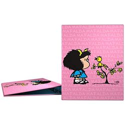 Grafoplás 88141949－Carpeta anillas A4 Diseño Mafalda Pajarito, 4 anillas de 25mm