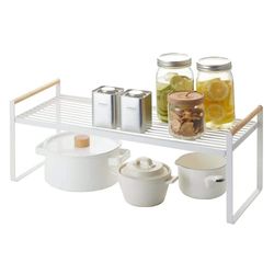 Yamazaki Storage Shelf, Alloy Steel, White, One Size