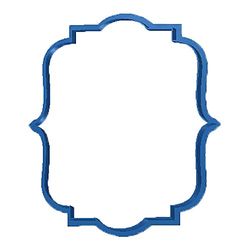 Cuticuter Formas Cadre5 Coupe-Biscuits, Plastique, Bleu, 8 x 7 x 1,5 cm