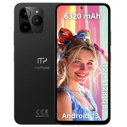 Movil myphone n23 6-128gb 6.51pulgadas Black