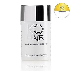 KÖ-HAIR Cheveux égarés Fibres capillaires Perte de cheveux Anti-cernes | Épaississant professionnel pour cheveux | Spray de poudre de fibres pour augmenter le volume des cheveux