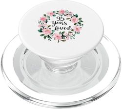 95 Years Loved Men Women 95 Years Old Cool 95th Birthday PopSockets PopGrip for MagSafe