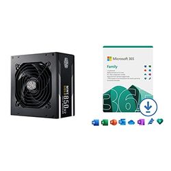 Cooler Master MWE 850 Gold V2 Alimentatore Completamente Modulare (Spina UE) - Alimen + Microsoft 365 Family | Codice di attivazione via email