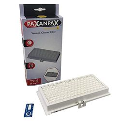 Paxanpax PFC1059, Filtre Anti-Allergique avec indicateur de timestrip pour Miele SF-HA30 9616270, S300, S2000, S7000, Blanc