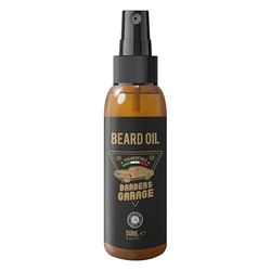 Barbers Garage Bart Olio per la cura della barba (50 ml) – Italian Details – styling per barba non grassa, la barba diventa morbida ed elastica, protegge dai raggi UV, contiene olio di mandorle dolci,